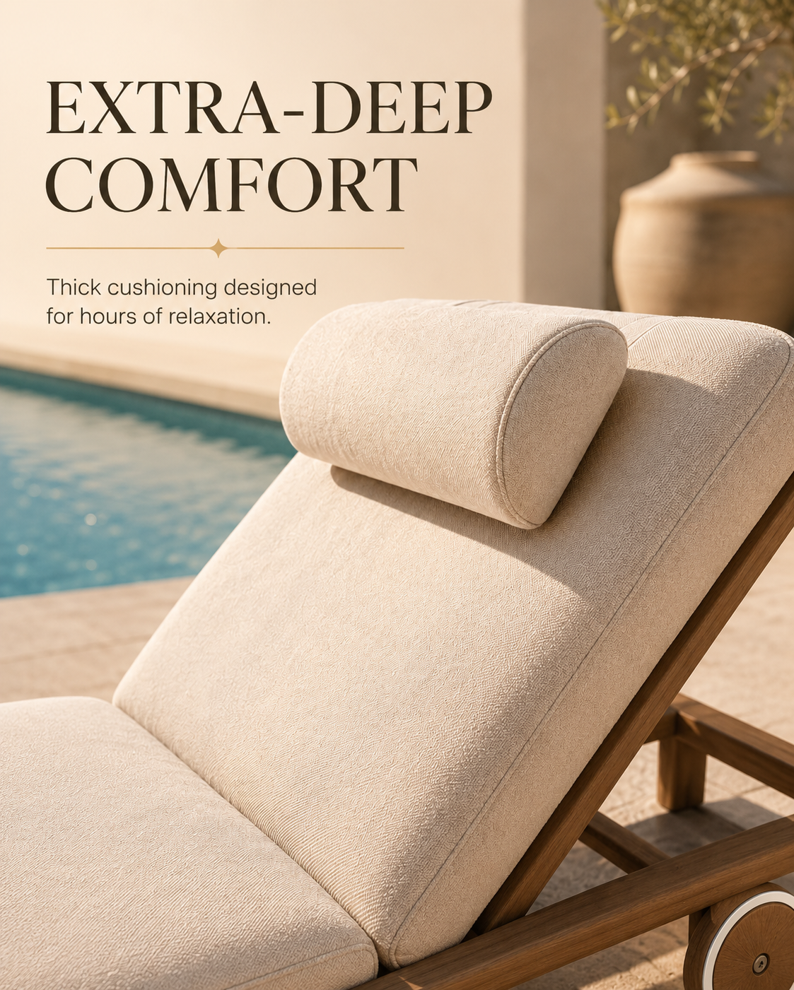 Mirae Riviera – Premium Acacia Sun Lounger - Image 3